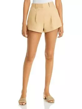Женские плиссированные мини-повседневные шорты Derek Lam 10 Crosby, цвет almond