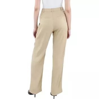 Женские плиссированные широкие брюки с высокой посадкой Lauren Ralph Lauren, цвет Tan