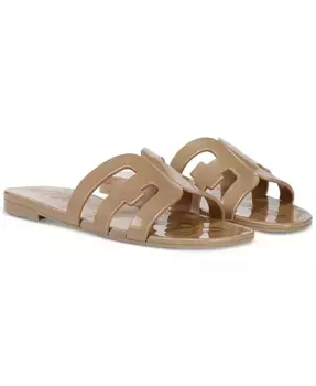 Женские плоские сандалии Bay Jelly Slide Sam Edelman, коричневый