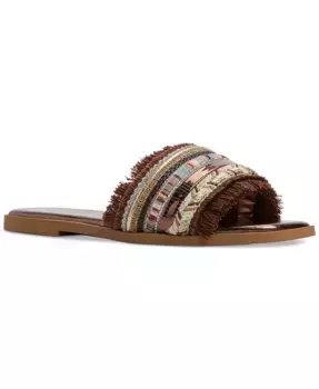 Женские плоские сандалии Coralya с декором ALDO, коричневый