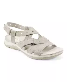 Женские плоские сандалии Samsin с ремешками Earth, слоновая кость/кремовый