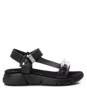 Женские плоские сандалии XTI, черный