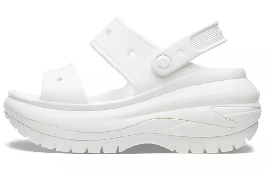 Сандалии Crocs Mega Crush Sandal White Women's