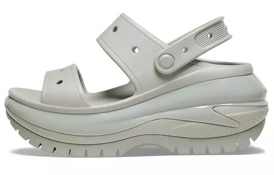 Шлепанцы и сланцы Crocs Mega Crush Sandals 'Elephant' Women's