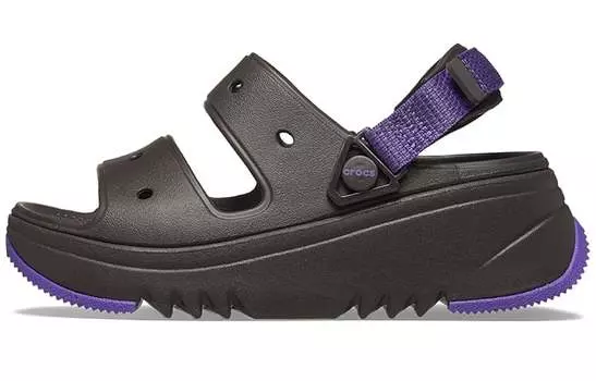 Шлепанцы и сланцы Crocs Hiker Xscape Sandal 'Espresso Neon Purple' Women's