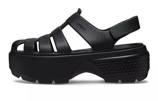 Женские пляжные сандалии Crocs, Black