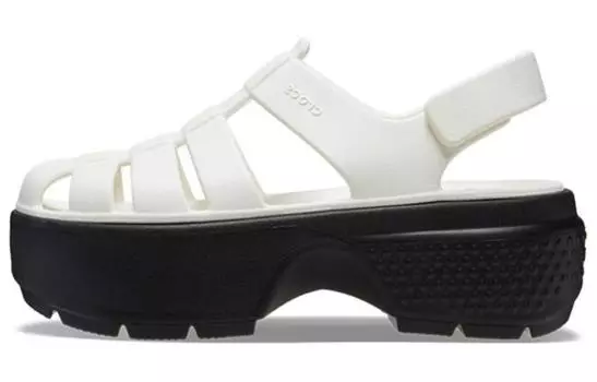 Женские пляжные сандалии Crocs, Chalk color