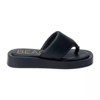 Женские пляжные сандалии Izzie Thong черного цвета Matisse