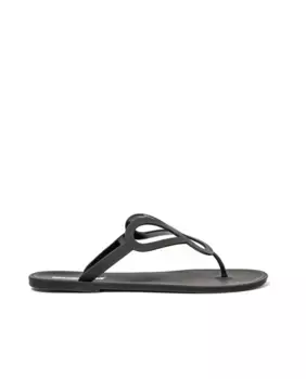 Женские пляжные сандалии на резиновой подошве Brasileras, черный