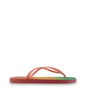 Женские пляжные шлепанцы на резиновой подошве Brasileras, розовый