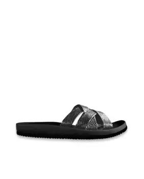 Женские пляжные шлепанцы с резиновой подошвой Brasileras, серебряный