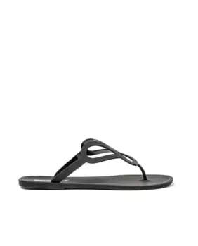 Женские пляжные шлепанцы с резиновой подошвой Brasileras, черный