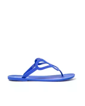 Женские пляжные шлепанцы с резиновой подошвой Brasileras, синий