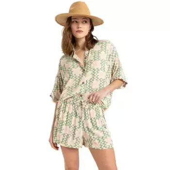 Женские пляжные шорты Lekeitio Break Roxy, зеленый