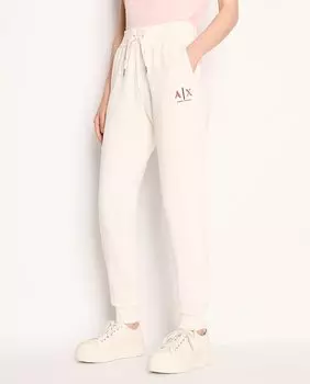 Женские плюшевые брюки с логотипом Armani Exchange