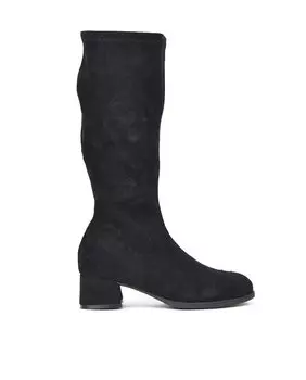 Женские плюшевые сапоги на молнии Javier Larrainzar, черный