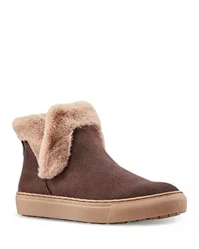 Женские плюшевые водонепроницаемые замшевые ботильоны Duffy Polar Cougar, цвет Brown