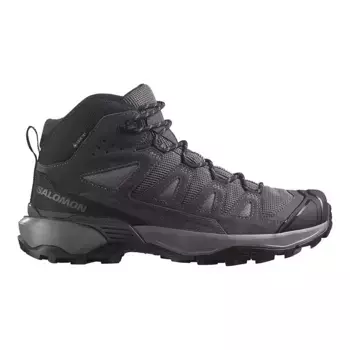 Женские походные ботинки Salomon X Ultra 360 из кожи средней высоты Gore-Tex, серый