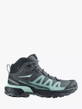 Женские походные ботинки x ultra 360 mid gore-tex Salomon, цвет Turbulence/Carbon