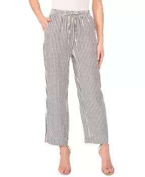 Женские полосатые брюки на резинке без застежки CeCe, мультиколор