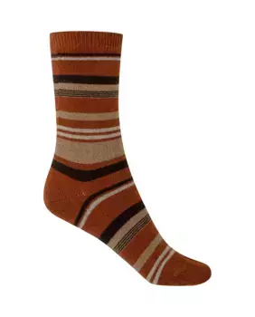 Женские полосатые носки из кашемира/шерсти Punto Blanco, желтый