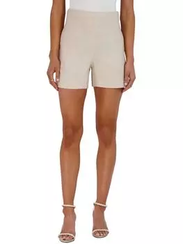 Женские полосатые шорты с высокой талией BCBGMAXAZRIA, цвет tan stripe