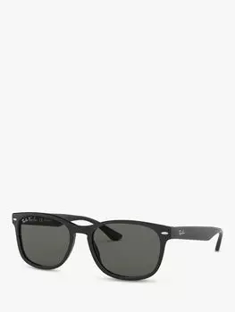 Женские поляризационные квадратные солнцезащитные очки Ray-Ban RB2184, черные/серые
