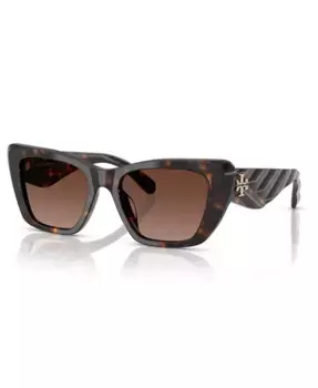Женские поляризационные солнцезащитные очки, TY7216U Tory Burch, коричневый