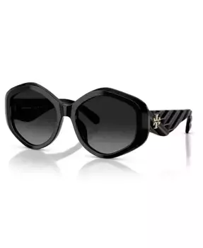 Женские поляризационные солнцезащитные очки, TY7217U Tory Burch, черный