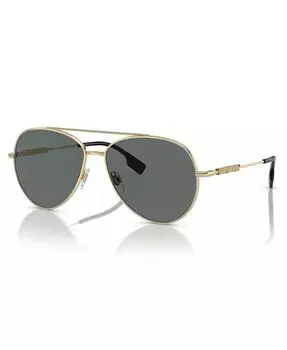Женские поляризованные солнцезащитные очки, BE3147 Burberry, золото