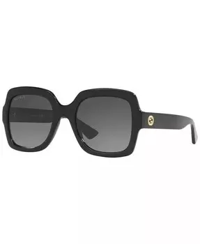 Женские поляризованные солнцезащитные очки Gucci, черный
