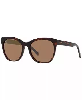 Женские поляризованные солнцезащитные очки, MJ00069356-X 56 Maui Jim, коричневый