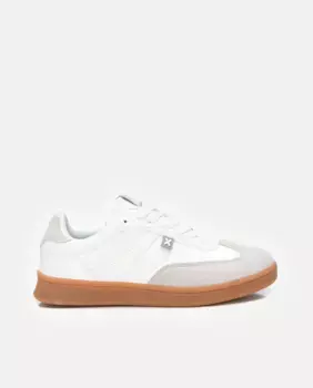 Женские полукеды на шнуровке и резиновой подошве Xti, белый