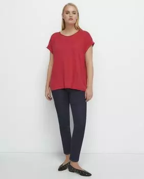 Женские полуоблегающие джинсы пуш-ап ASHLEY Couchel, темно-синий