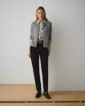 Женские полуоблегающие вельветовые брюки Lloyd's, цвет 830 Antracita