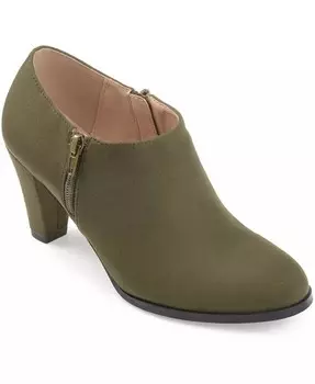 Женские полусапоги Sanzi с боковой молнией Shooties Journee Collection, зеленый