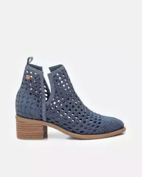 Женские полусапожки с широким каблуком Xti, синий