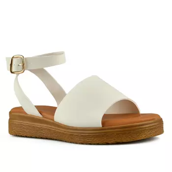 Женские повседневные босоножки белые Tendenz
