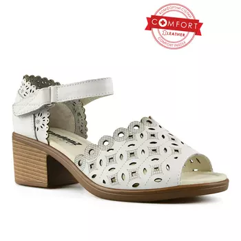 Женские повседневные босоножки белые Tendenz