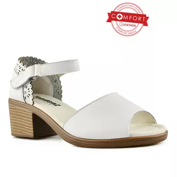 Женские повседневные босоножки белые Tendenz