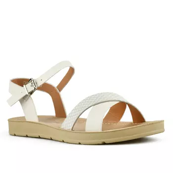 Женские повседневные босоножки белые Tendenz