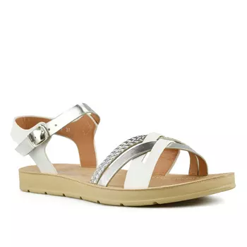 Женские повседневные босоножки белые Tendenz