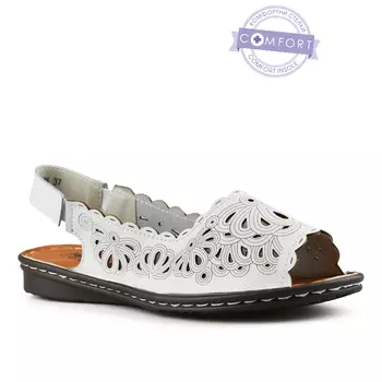 Женские повседневные босоножки белые Tendenz