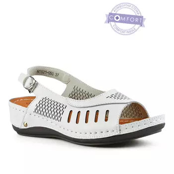 Женские повседневные босоножки белые Tendenz