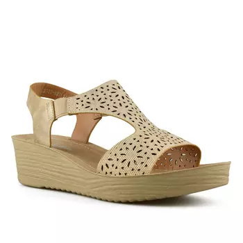 Женские повседневные босоножки бежевого цвета на платформе Tendenz