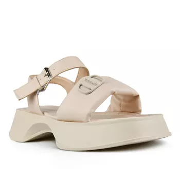 Женские повседневные босоножки бежевого цвета на платформе Tendenz