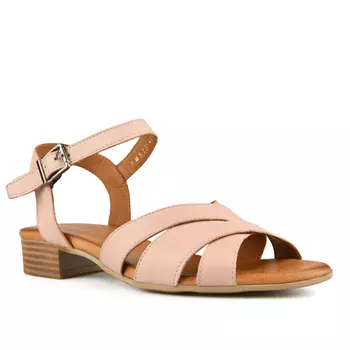 Женские повседневные босоножки бежевого цвета Tendenz