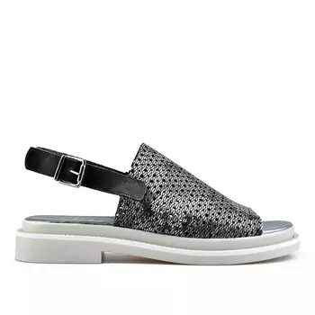 Женские повседневные босоножки черные Tendenz