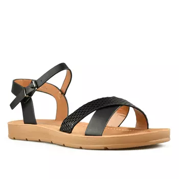 Женские повседневные босоножки черные Tendenz