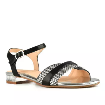 Женские повседневные босоножки черные Tendenz